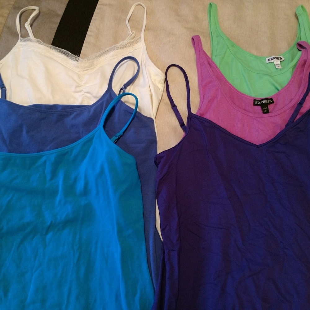 Lot of Express large tanks and Cami
